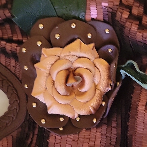 Sharif designed in NY purse and wallet 4 piece Set in copper sequin NWOT - Picture 3 of 12